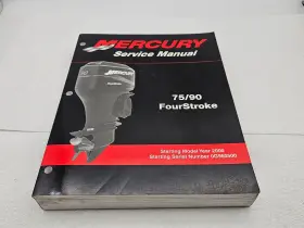 90-858895r02 Mercury Service Manual 75 90 Fourstroke Four 4 Starting 2000 Published 2003 -rd