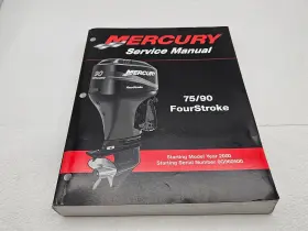 90-858895r1 Mercury Service Manual 75 90 Fourstroke Four 4 Starting 2000 Published 2001 -rd