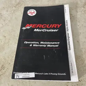 90-860168001 Mercury 2000 Gasoline Engines - Alpha Models Marine Boat