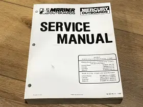 90-86135 1993 Mercury Service Manual 45/50 4cyl 50/60/70 3cyl - Used