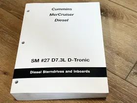 90-861784-1 2002 Cummins Mercruiser Sm #27 D7.3l Diesel Sterndrives Inboards Service Manual