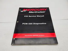 90-863757-1 Mercury Mercruiser Service Manual #33 Pcm 555 Diagnostics Publ 2001