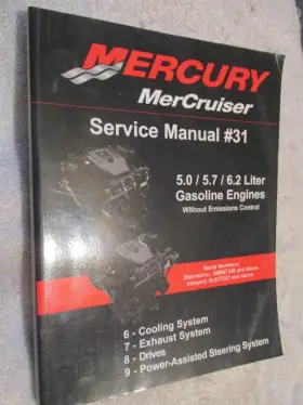 90-864260200 Mercury Mercruiser 90-864260400 5.0/5.7/6.2 Liter Gas Engine Service Manual #31