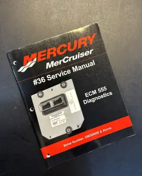 90-864573001 2006 Mercury Mercruise #36 Service Manual Ecm 555 Diagnostics P/n