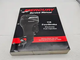90-881980r1 Mercury Manual 115 Fourstroke Four 4 Electronic Fuel Injection Efi Starting 2001