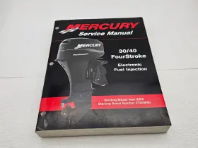 90-883064 Mercury Manual 30 40 Fourstroke Electronic Fuel Injection Efi Start 2002 Pub Ft01