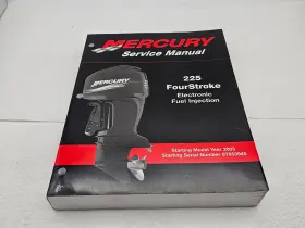 90-888465 Mercury 225 Fourstroke Efi Service Manual Starting 2003 4-stroke -read