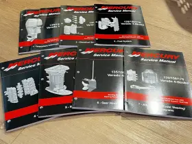 90-897928t00 2006 Mercury 135/150/175 Verado 4-stroke Volumes 1-7 Service Manual - Used
