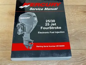90-899182r01 2007 Mercury Service Manual 25/30 25 Jet Fourstroke - Used