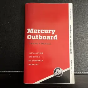90-8m0077318 90-8m0055670 Mercury 2012 Outboard Owners Manual 1112 Marine Boat