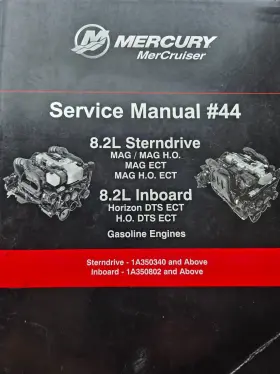 90-8m0081787 Mercury Mercruiser 8.2l Gasoline Engines Service Manual #44