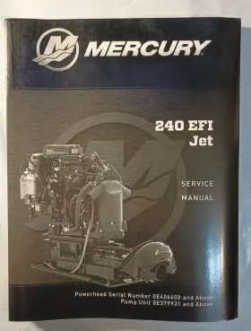 90-8m0122848 Mercury Marine 5/2018 240 Efi Jet Drive Service Manual