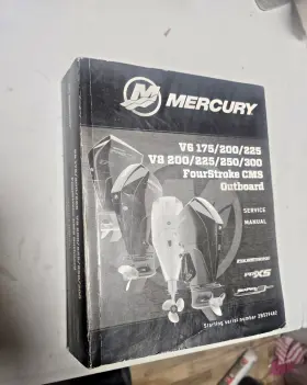 90-8m0182078 Mercury V6 V8 175 200 225250300 Cms 4 Stroke Service Manual Oem