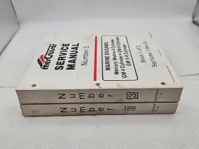 90-95693 1-888 Mercury Mercruiser Service Manual #3 Marine Gm 4 6 V-8 Cylinder Vol 1 And 2 - Rd