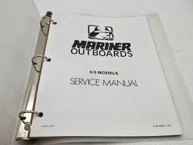 90-96963 Mercury Mariner Outboards 4 5 Hp Models Service Repair Manual - Read
