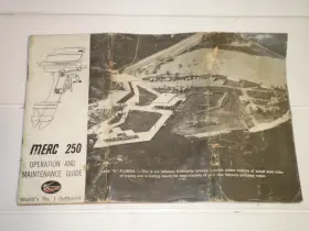 91-31795 1960s Mercury Outboard Motor Owners Operators Manual #91-31795 Vintage Artwork