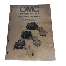 983052 1982 Omc Stern Drive Service Manual 2.5 3.0 3.8 5.0 And 5.7 Models P/n