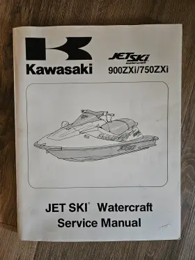 99924-1188-02 Kawasaki Jet Ski Service Manual 900zxi/750zxi Jh900a/jh750c P/n