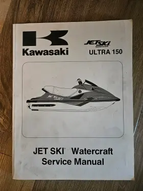 99924-1220-01 Kawasaki Jet Ski Watercraft Service Manual Ultra 150 Jh1200-a1 P/n