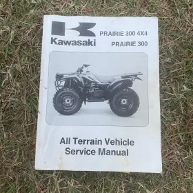 99924-1239-01 1999 Kawasaki Prairie 300 4x4 Atv Service Shop Repair Manual Oem