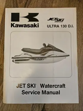 99924-1276-01 Kawasaki Jet Ski Service Manual Ultra 130 D.i. Jh1100-b1 P/n Euc