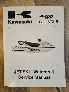 99924-1287-01 Kawasaki Jet Ski Service Manual 1200 Stx-r Jt1200-a1 P/n Euc
