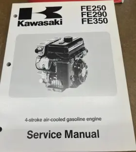 99924-2024-3 Kawasaki Fe250 Fe290 Fe350 Service Shop Manual Gasoline Engine Oem