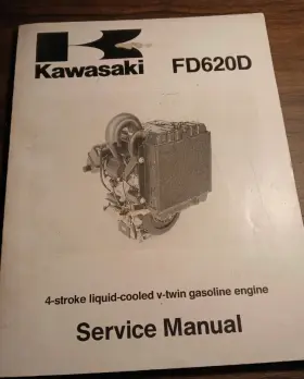 99924-2030-01 Kawasaki Fd620d 4-stroke Liquid-cooled V-twin Gasoline Engine Service Manual