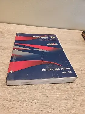 5007820 Brp Evinrude Outboard Service Manual E-tec 200-300 Hp 90 V6 2009 Se