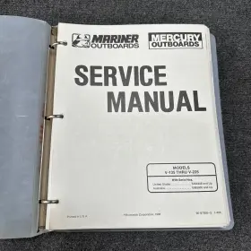 90-97658-3 Brunswick Mercury Mariner Outboard Service Repair Manual V-135 To V-225