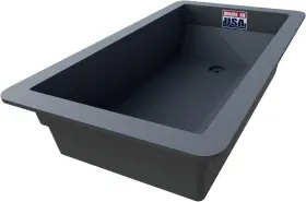 41928 Bullke Usa-made Recessed Trolling Motor Foot Pedal Tray Universal Fit With Black