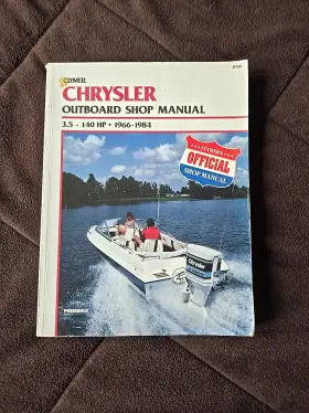 B750 Clymer Service And Repair Manual For 1966-84 Chrysler 3.5-140 Hp Outboard