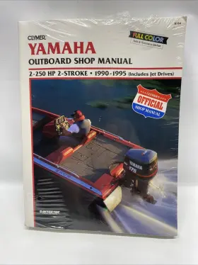 B784 Clymer Yamaha Outboard 1990-1995 2-250hp 2 Stroke Shop Manual Nos