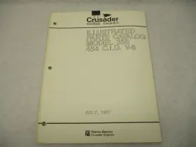 Crusader Tecm517 1987 Marine Engines Parts Catalog Model 350 454 Cid V8