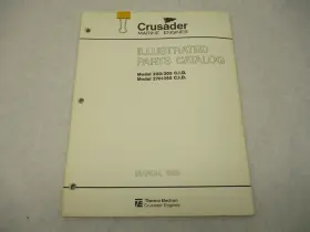 Crusader Tecm520 1988 Marine Engines Parts Catalog Model 220/305 270/350 Cid