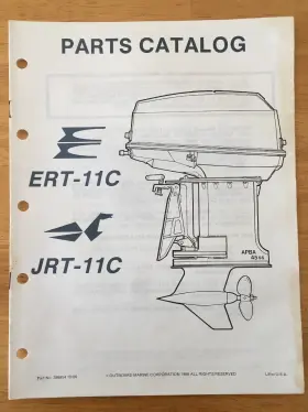 Jrt-11c Enirude Johnson 398854 Omc Parts Catalog Evinrude/johnson Outboard Ert-11c #39885 45ss