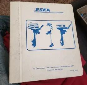 90868 Eska 1984 Outboard Motors Parts Lists And Mechanics Manuals - See Photos