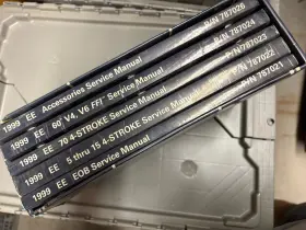 787019 Evinrude Ee Service Manual Set 5 Books Factory Oem Marine Bn60
