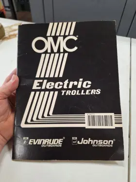 507869 Evinrude Johnson Omc Vintage 1990 Omc/johnson/evinrude Outboard Electric Trollers Service Manual Vgc