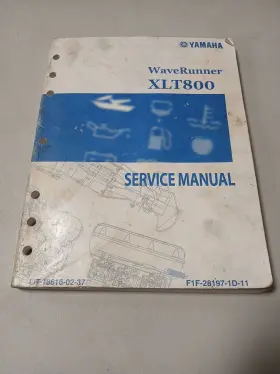 F1f-28197-1d-11 Yamaha Wave Runner 800 Xlt Oem Full Service Manual Book
