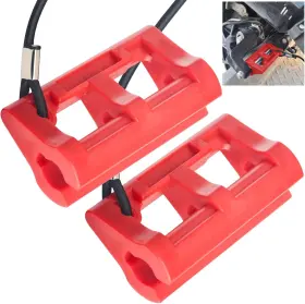 Vp002 Fancytark 4 Inch Steer Stop Outboard Steering Lock For Most Cylinder Rods On Red