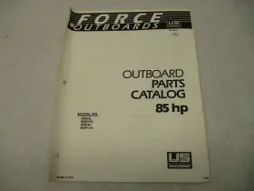 Force Ob4024 Outboard Parts Catalog For 85 Hp 1984
