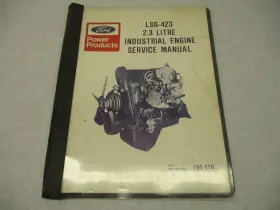 Lsg-423 Ford 194-216 1986 Industrial Engine Service Repair Manual 2.3l 140cid
