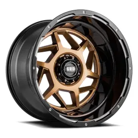 Grid Off-road Gd1420100237r208 Wheels 20x10 Bronze With Black Lip Wheel - 6x5.50 Bolt Pattern