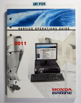 Otr53394-g Honda 2011 Marine Service Operations Guide Tm045 Lot P128