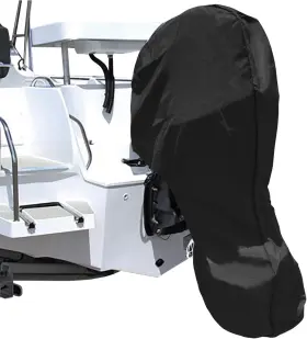 M1015505g I Cover Icover Outboard Motor Covers Trailerable Full Boat Engine 175-225hp Black