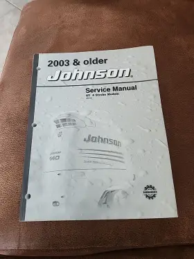 5005469 Johnson Oem 2003 And Older Outboard 40/50 4s Service Repair Manual P/n