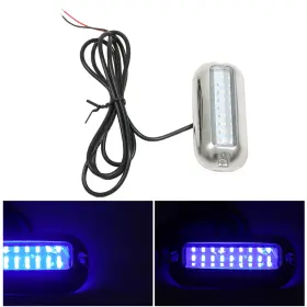 Kus543693 Labwork Blue 27 Led Boat Lights Stainless Steel Marinetransom Light Underwater Lamp