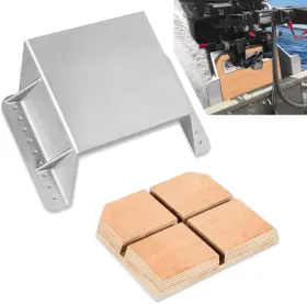Mj-1-dp Laikou Lk-1-jp 4ftft Setback Small Engine Jack Plates Replacement For Outboard Silver