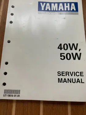 Lit-18616-01-81 1997 Yamaha Outboard Service Manual 40w 50w 1998